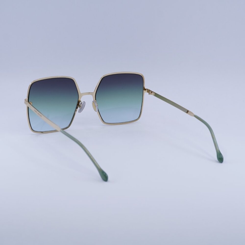 Isabel Marant IM 0102/S 0PEF IB Sunglasses - Gold Frame, Green Lenses - Picture 4 of 11